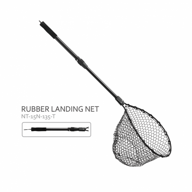 【Rubber Landing Net】NT-15N-135-T