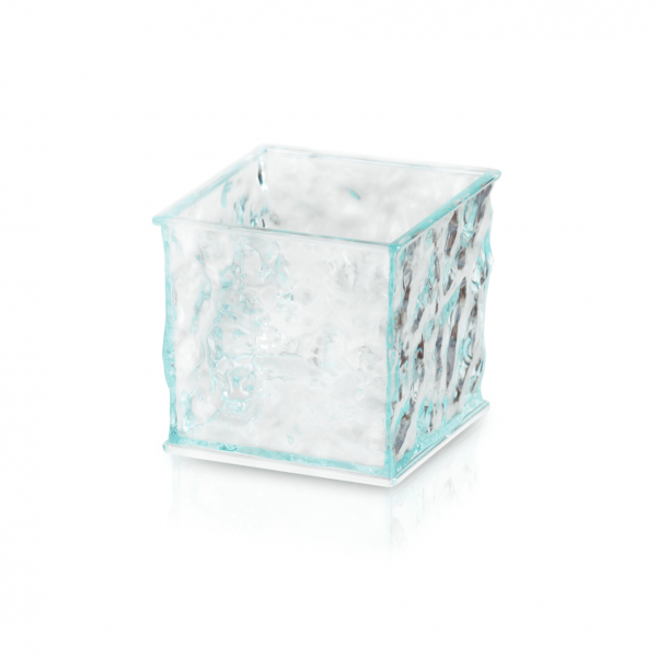 【食品容器】玻璃紋 小方碗