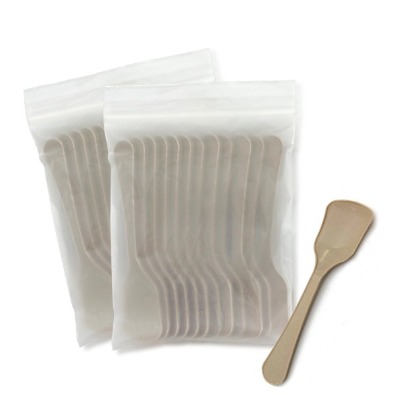 Degradable Utensils, Eco-friendly Utensils, Biodegradable Utensils, Home Compostable Utensils, Plant Fiber Utensils, Pudding Spoon, Teaspoon, Dessert Spoon